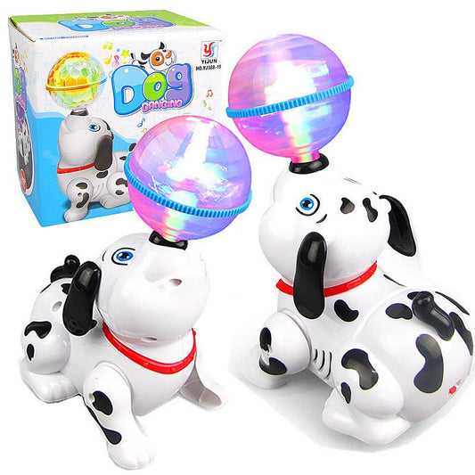 BATTERY OPERATED DOG WITH 3D LIGHT