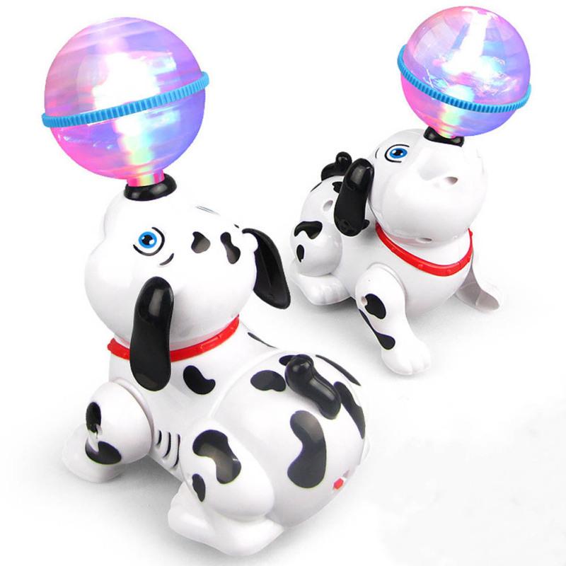 BATTERY OPERATED DOG WITH 3D LIGHT