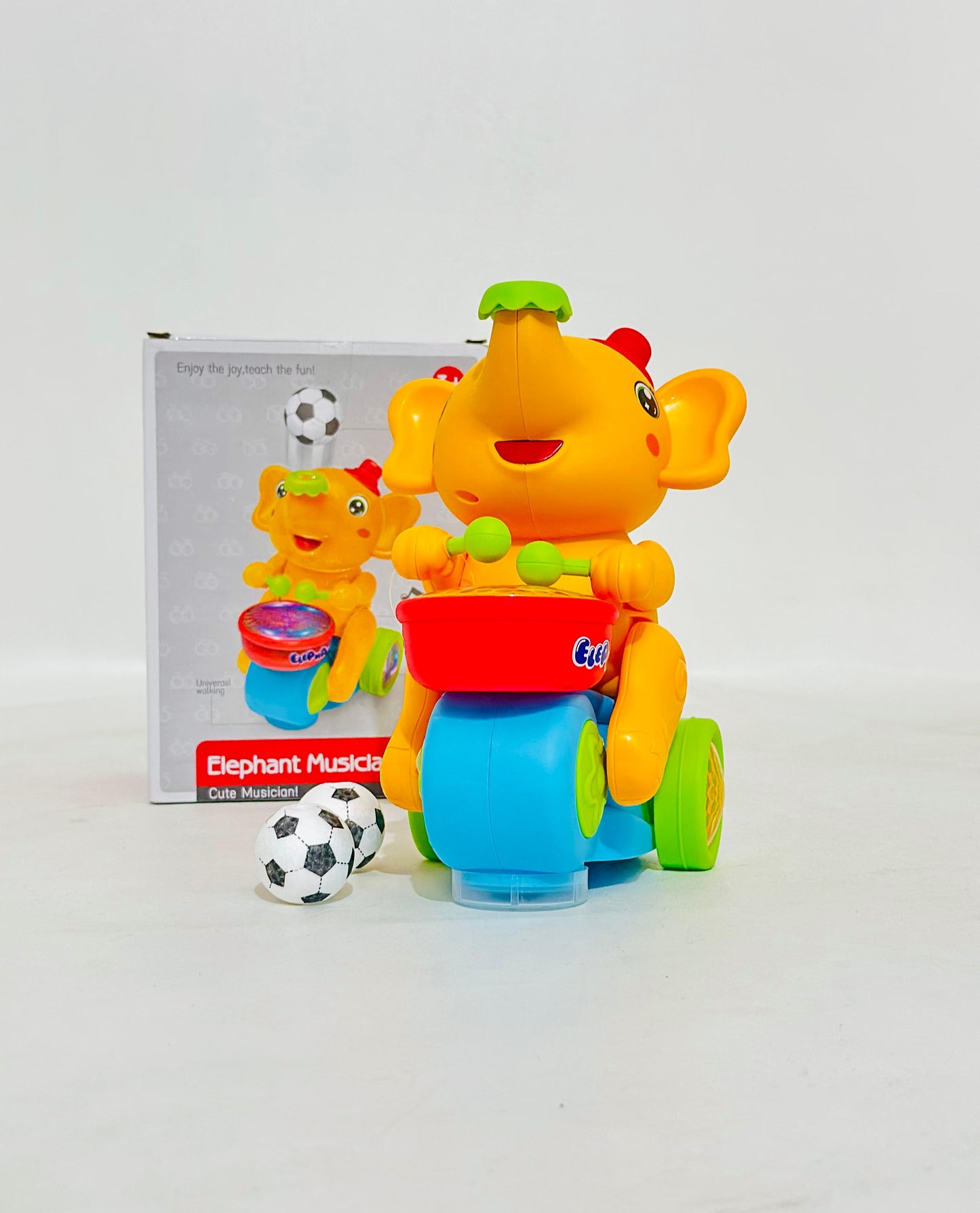 Elephent With Flying Ball