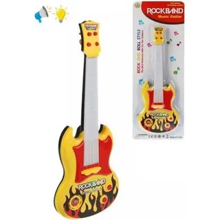 BATTERY OPERATED GUITAR CARD